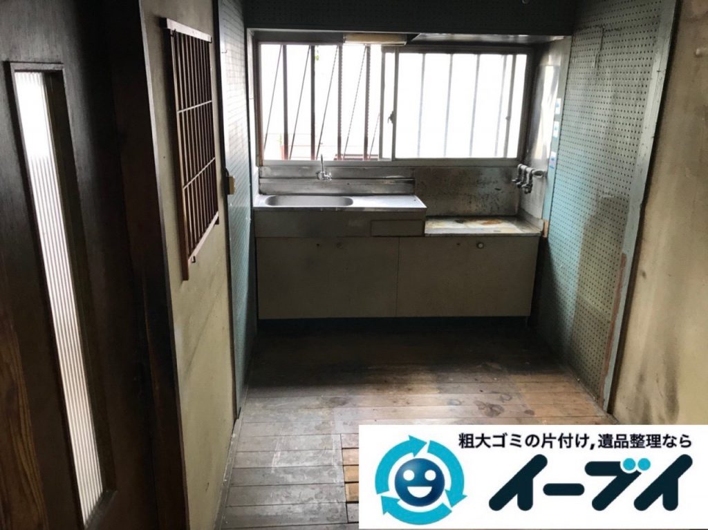2018年11月21日大阪府箕面市で実家の退去に伴い古くて使わなくなった家財一式の処分回収。写真3