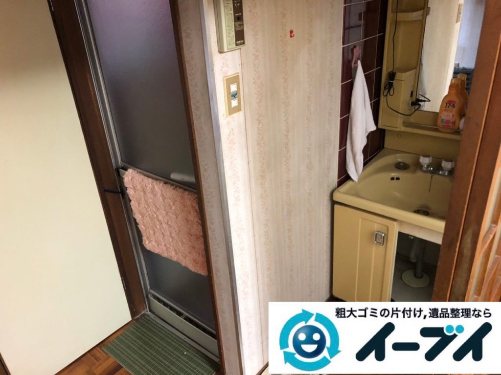 2018年11月11日大阪府大阪市旭区で遺品整理に伴い部屋の片付けと家財処分をしました。写真4