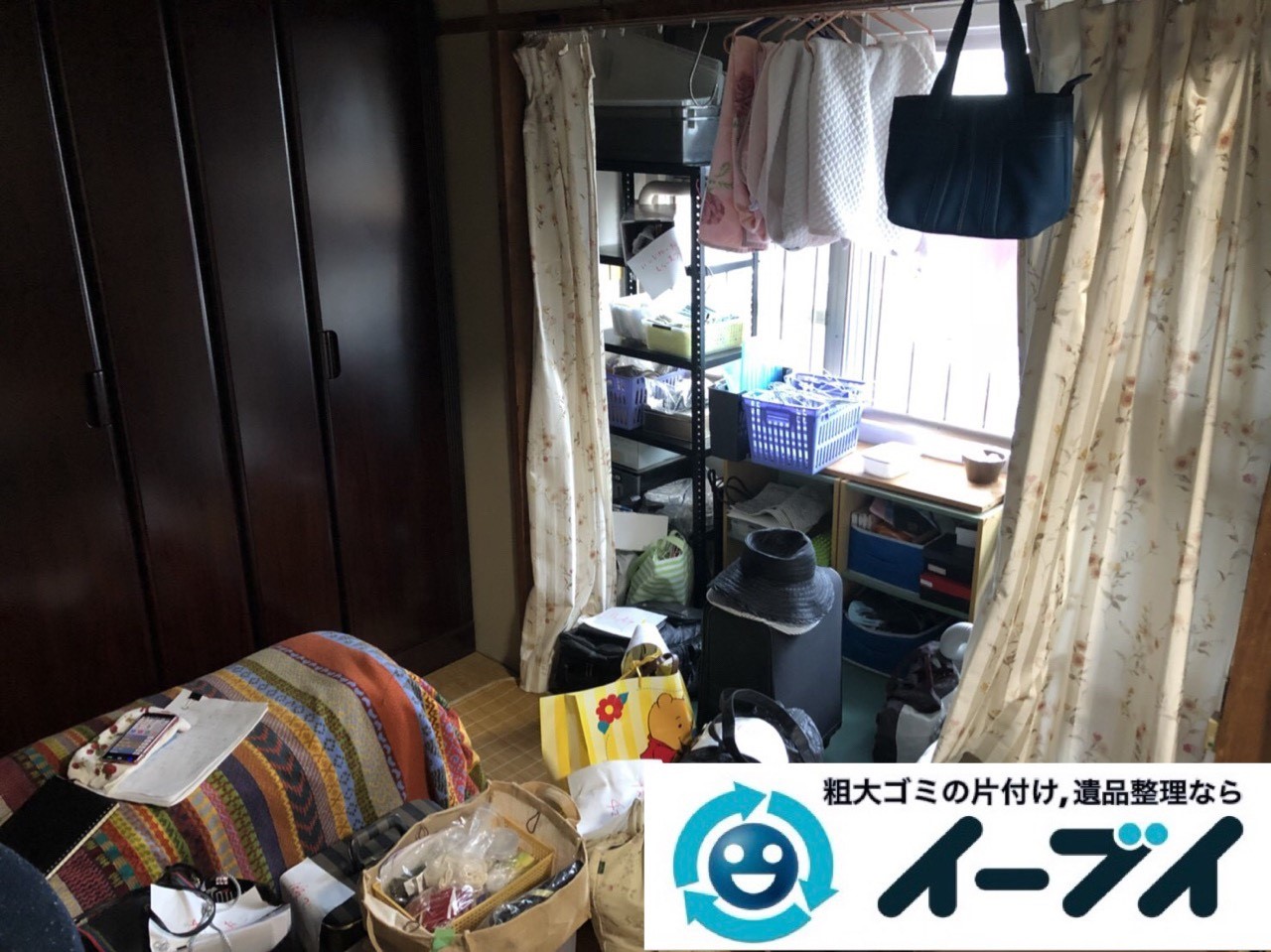 2019年１月２７日大阪府大阪市東淀川区で婚礼家具から細かな生活用品まで全て不用品回収させていただきました。写真3