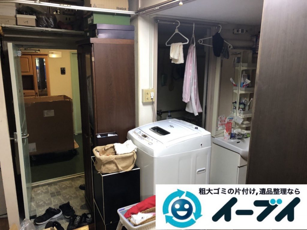 2019年1月28日大阪府大阪市浪速区で台所と浴室の不用品の片付け。写真3