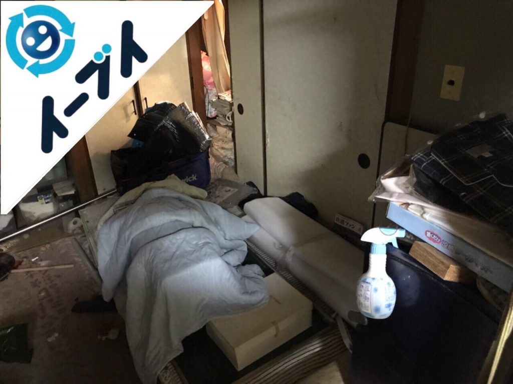 2018年12月15日大阪府高石市で整理タンスや絨毯など部屋丸ごと不用品回収。写真4