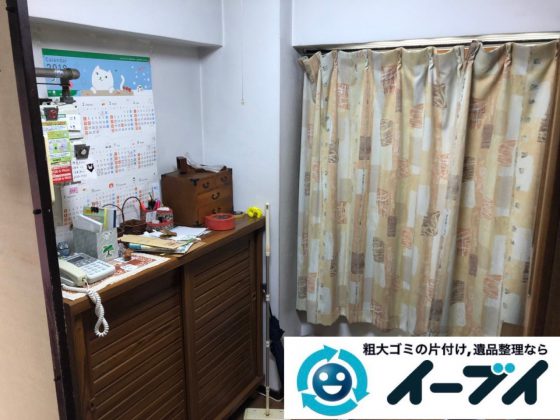 2018年12月13日大阪府大阪市福島区で転居に伴い食器棚や家電などの不用品回収。写真4