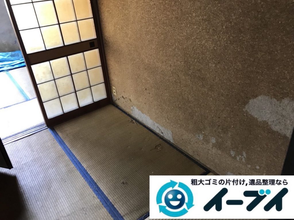 2019年2月22日大阪府泉佐野市で冷蔵庫の大型家電処分の不用品回収。写真4