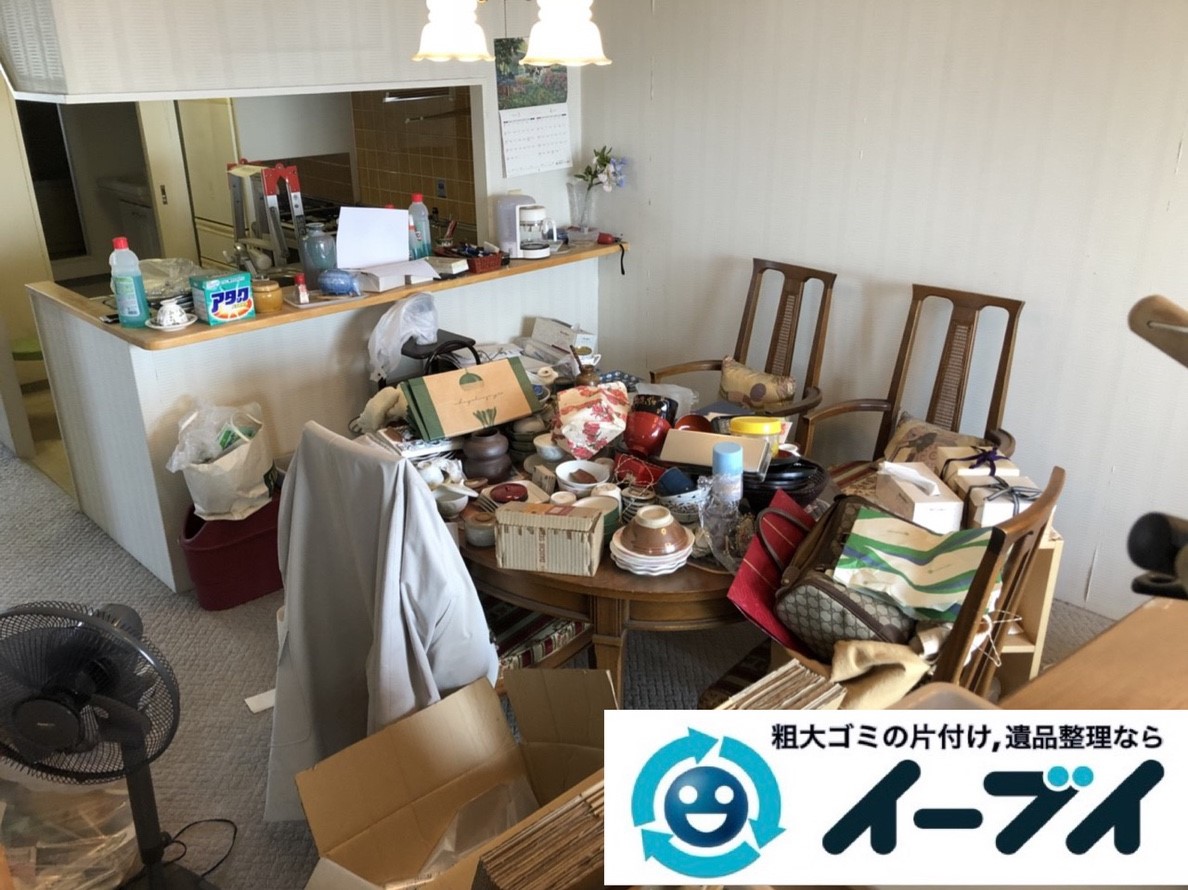 2019年２月４日大阪府太子市で食器棚やエアコンなどの不用品処分をさせていただきました。写真3