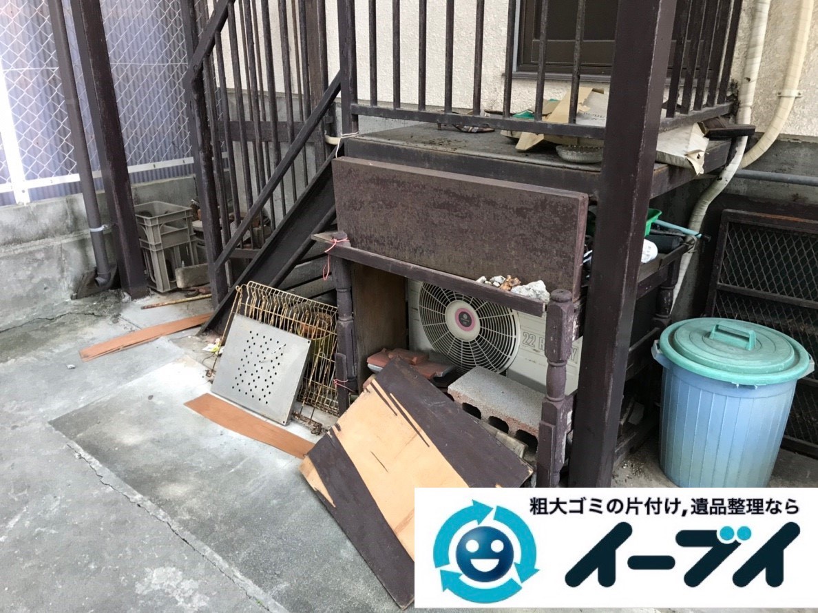 2019年2月2日大阪府大阪市都島区でガレージの不用品回収。写真4