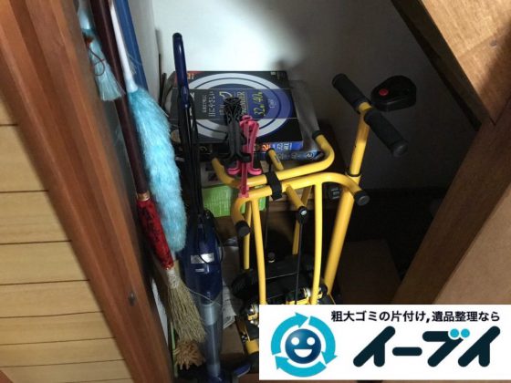 2019年2月18日大阪府池田市でソファや掃除機などの粗大ゴミ処分の不用品回収。写真1