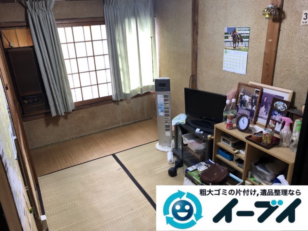 2019年２月７日大阪府守口市でお部屋と押し入れの不用品の片付けをさせていただきました。写真1