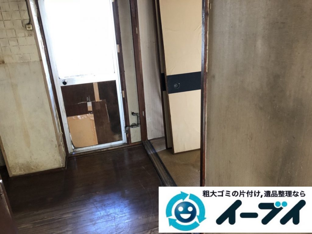 2019年３月５日大阪府吹田市で台所などの不用品回収作業。写真4