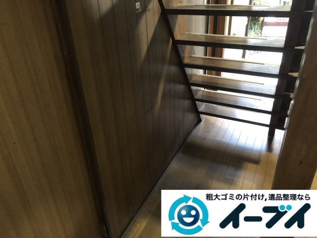 2019年2月23日大阪府泉佐野市で台所や階段下のスペースを片付けさせていただきました。写真2