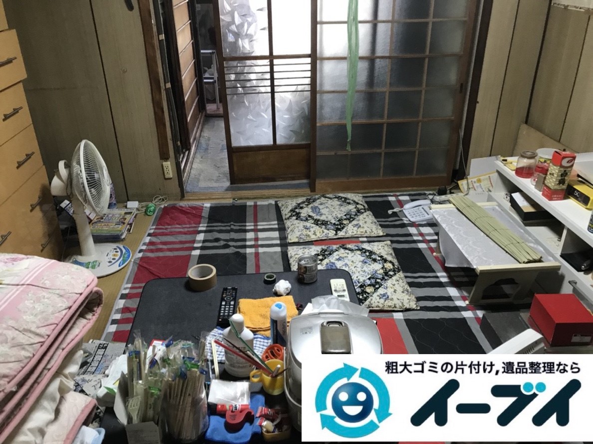 2019年3月9日大阪府四条畷市で箪笥の大型家具や小家電などを回収させていただきました。写真2