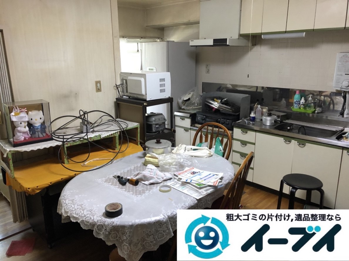 2019年4月4日大阪府大阪市福島区でキッチンやお部屋の不用品回収。写真3