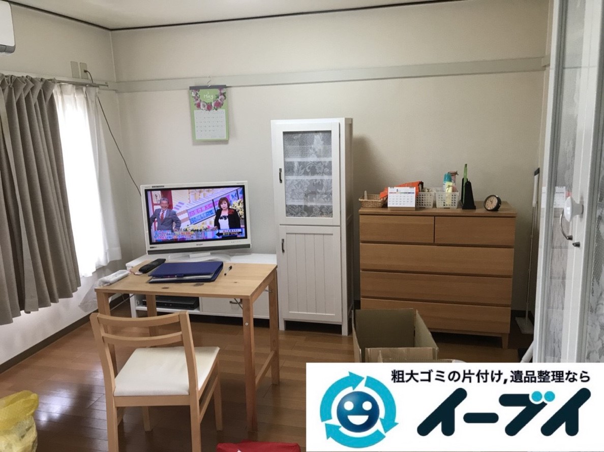 2019年4月2日大阪府大阪市西淀川区で引越しに伴いお家の家財道具一式処分させていただきました。写真3