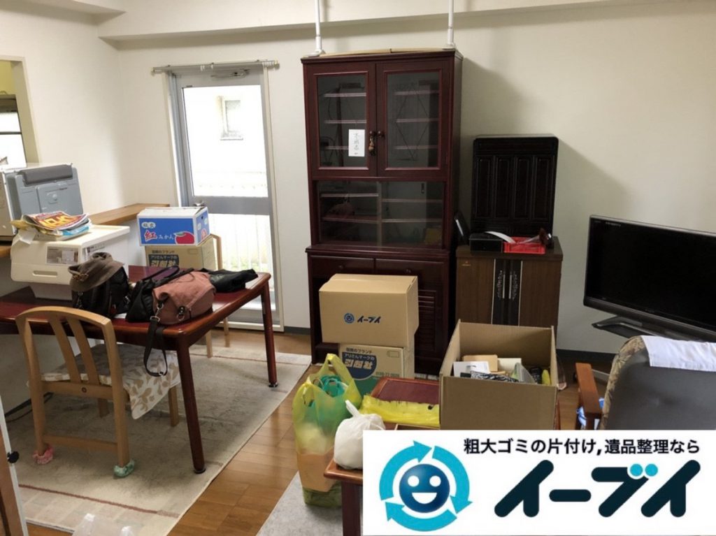 2019年3月31日大阪府大阪市阿倍野区で退去に伴い、お家の家財道具一式処分させていただきました。写真4