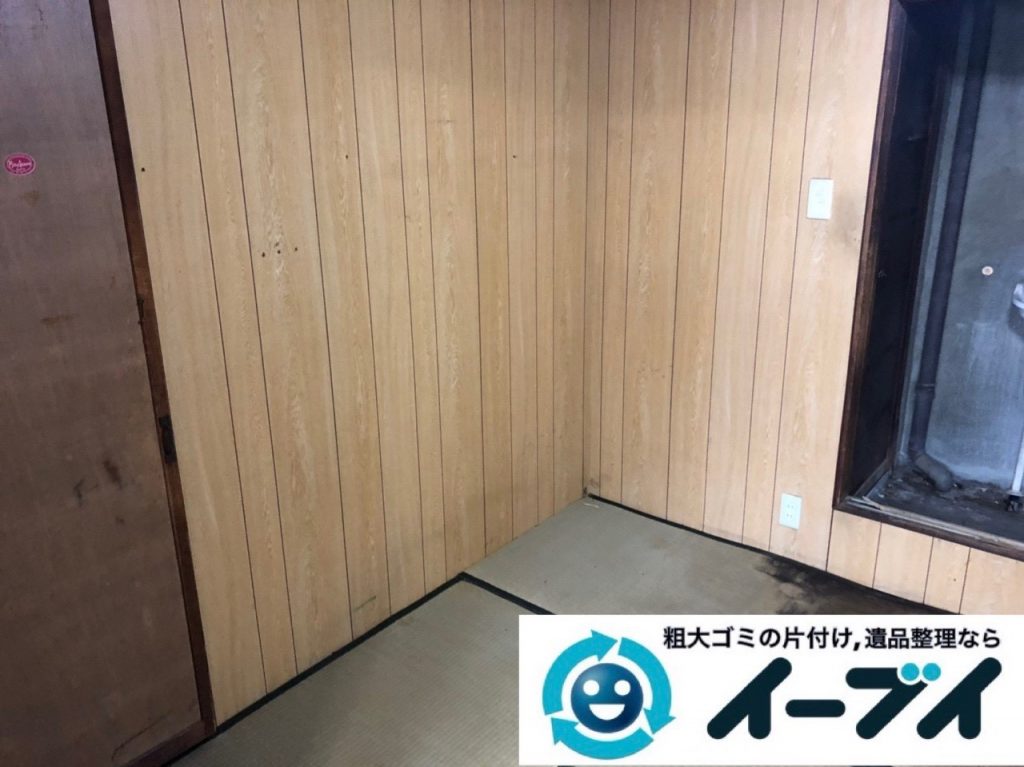 2019年5月24日大阪府門真市でタンスの家具処分、エアコンの家電処分の不用品回収。写真2