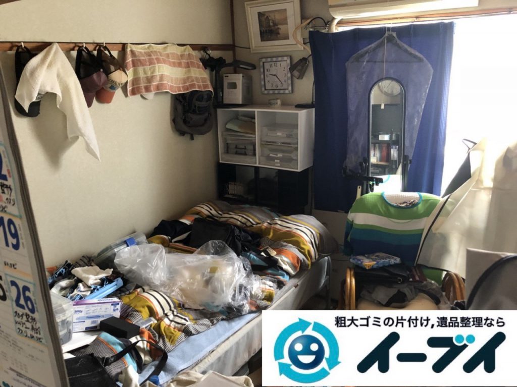 2019年4月14日大阪府堺市北区でマンション一室の不用品回収。写真4