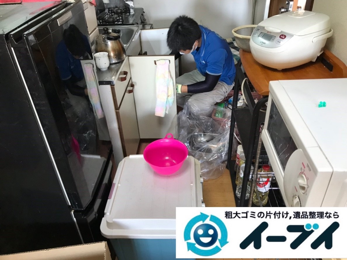2019年4月13日大阪府大阪市平野区で大型家電や大型家具の不用品回収。写真5