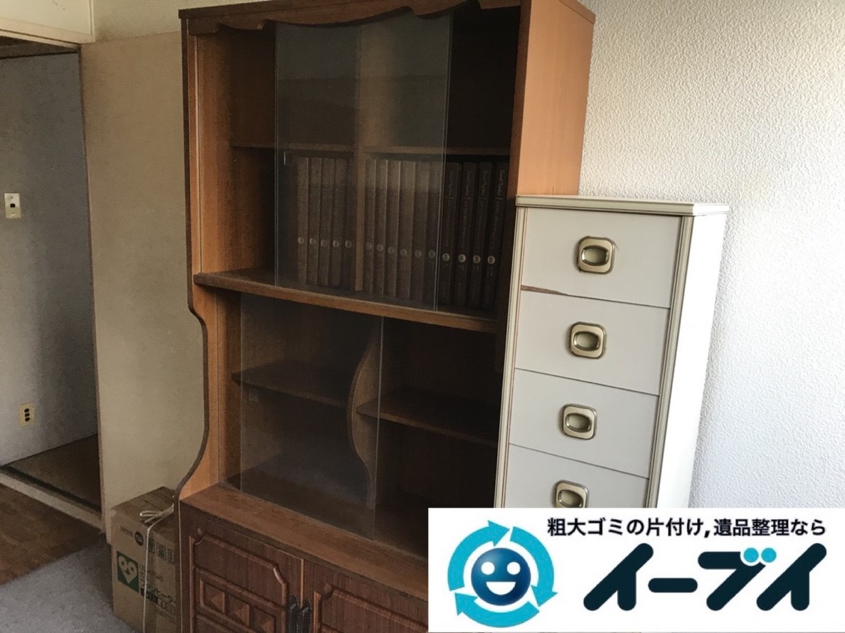 2019年4月23日大阪府大阪市西成区で箪笥や食器棚の大型家具処分をさせていただきました。写真3