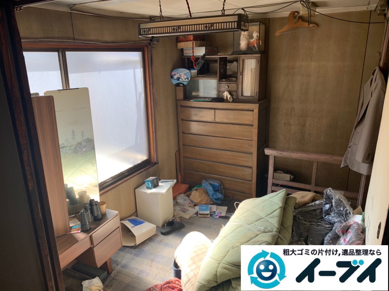 2019年5月16日大阪府堺市中区でお家の残置物の不用品回収。写真1