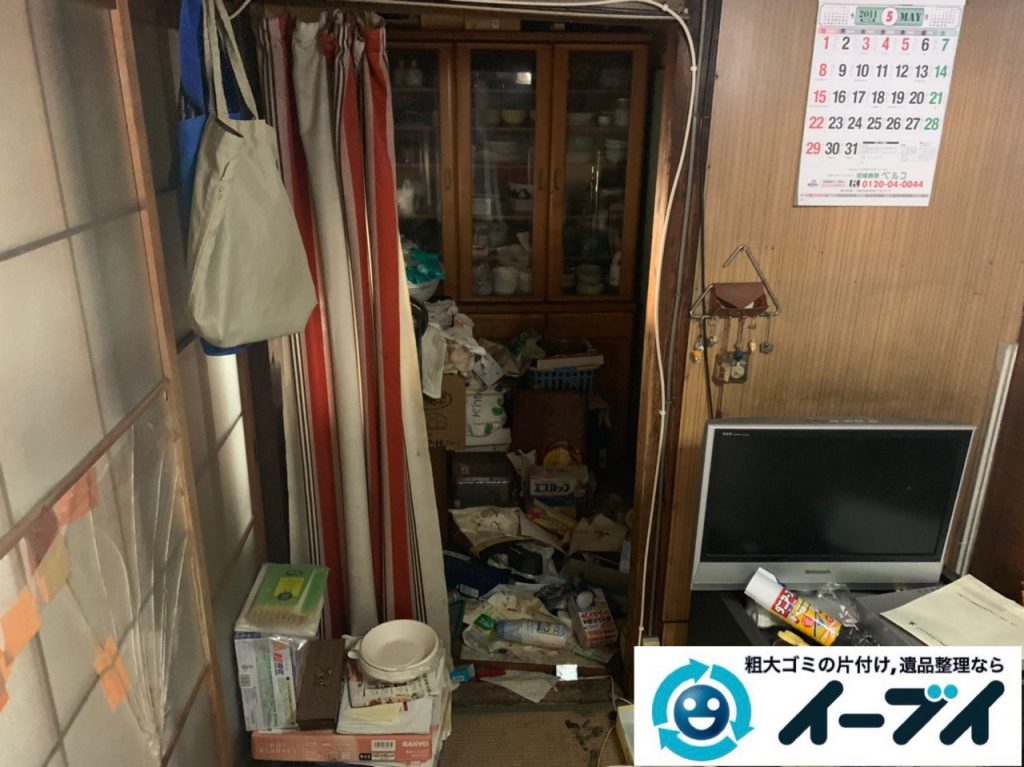 2019年5月14日大阪府吹田市でお家の家財道具を一式処分させていただきました。写真3