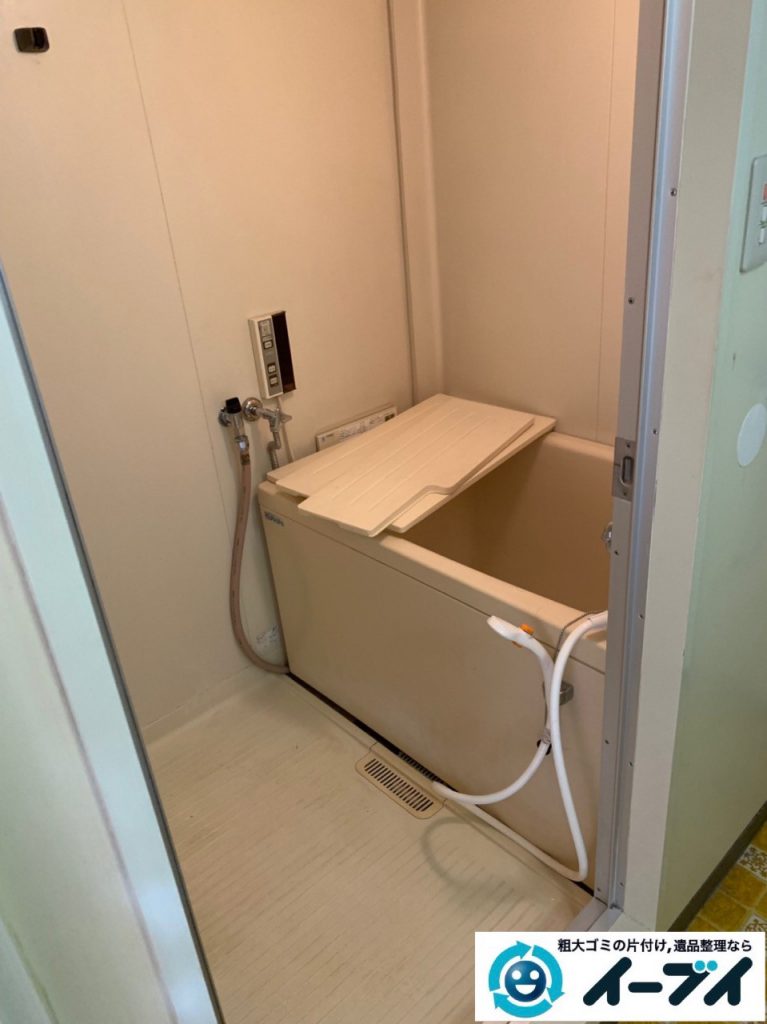 2019年5月７日大阪府大阪市西区で浴室やトイレの不用品回収。写真4