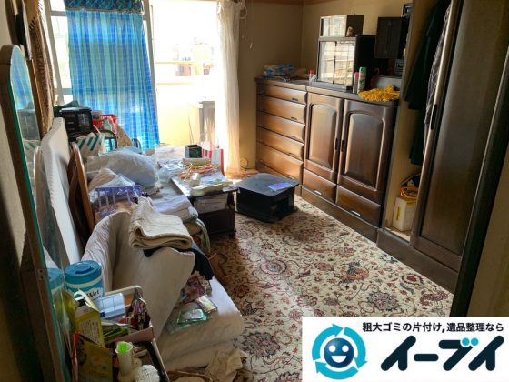 2019年5月8日大阪府枚方市でお部屋の台所の不用品回収作業。写真1