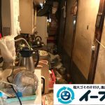 大阪府大阪市大正区でゴミ屋敷化した汚部屋の片付け作業。