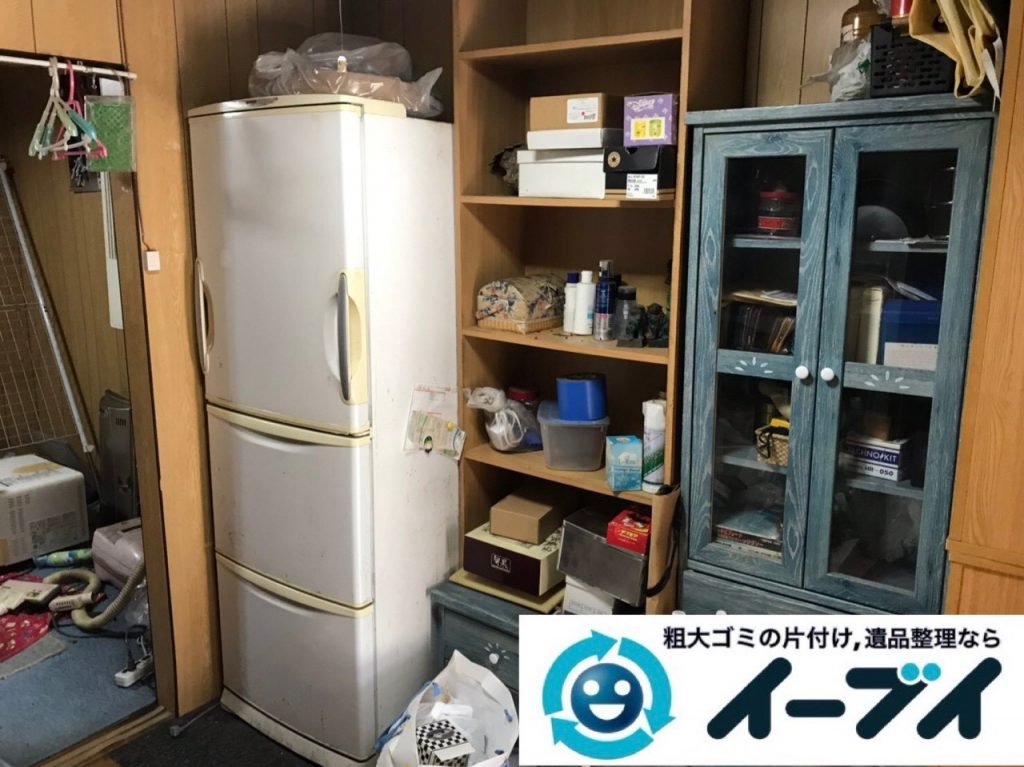2019年6月9日大阪府大阪市北区で家財道具を一式処分の不用品回収作業。写真2