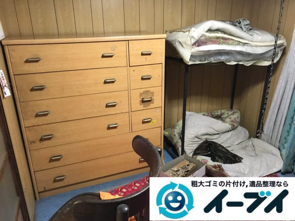 2019年6月21日大阪府大阪市西淀川区で整理箪笥や台所の不用品回収作業。写真2