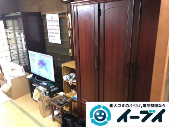 2019年6月10日大阪府大阪市城東区で婚礼家具や和箪笥の大型家具処分のご依頼。写真4