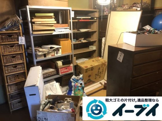2019年5月30日大阪府豊中市でスチールラックや箪笥の不用品回収。写真3