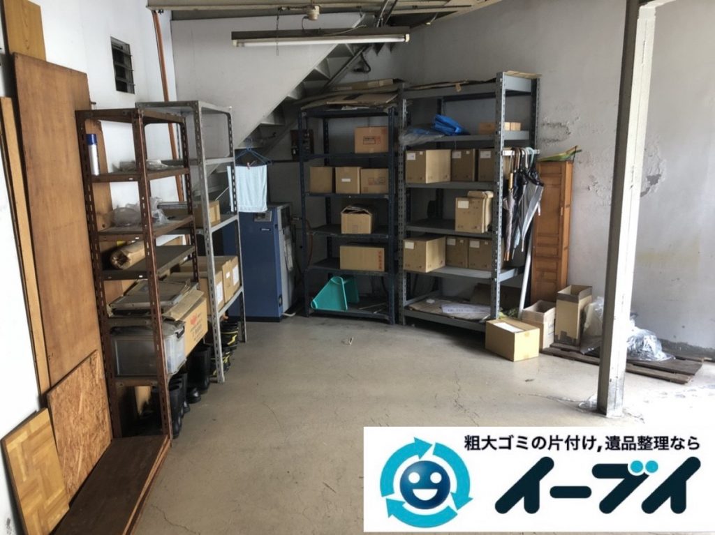 2019年6月14日大阪府大阪市阿倍野区で事務所の不要になった不用品回収。写真2