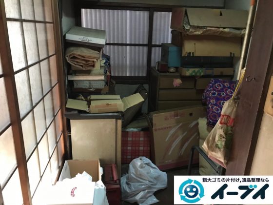 2019年8月14日大阪府大阪市天王寺区で引越しに伴いお家の不用品を回収させていただきました。写真13