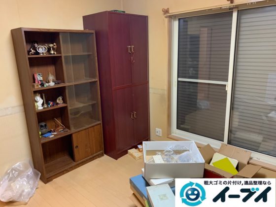 大阪府大阪市中央区でタンスや収納棚の大型家具処分の不用品回収。1
