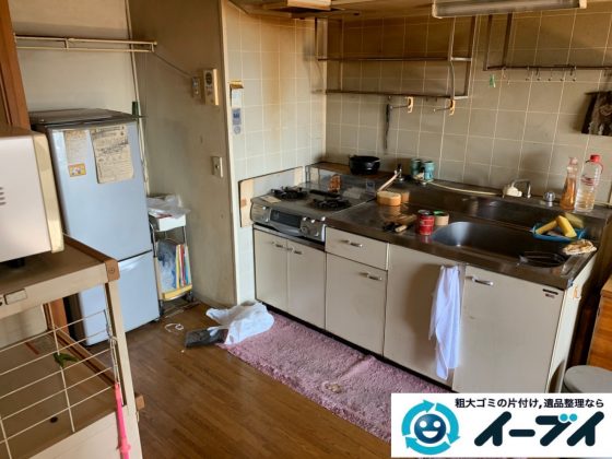 2019年10月11日大阪府狭山市で施設に移るため、お家の家財道具を不用品回収させていただきました。写真3