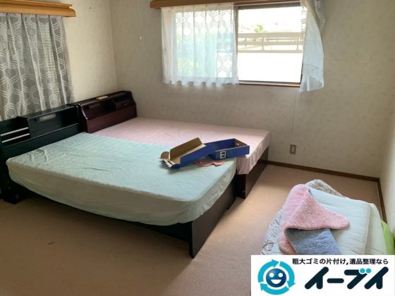 2019年10月8日大阪府大阪市中央区でベッドの大型家具処分をしました。写真3