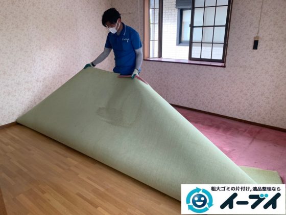 2019年10月24日大阪府島本町で退去に伴い、お家の家財道具の不用品回収。写真4