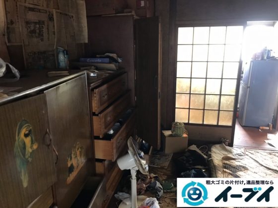 2019年11月21日大阪府大阪市住吉区で婚礼家具の大型家具、テレビの家電処分などをさせていただきました。写真3