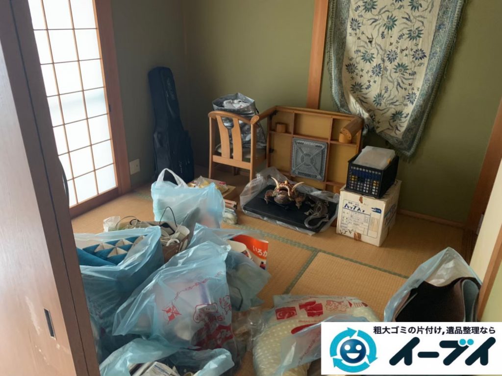 2019年12月11日大阪府泉南市で引越しに伴い、お家の家財道具を一式処分させていただきました。写真2
