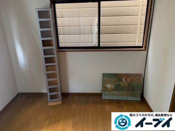 2019年12月18日大阪府田尻町で引越し後に出た引越しゴミの不用品回収。写真2