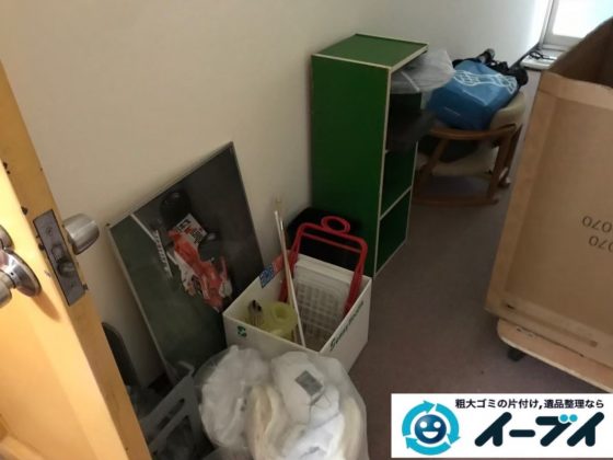 2020年1月16日大阪府高槻市で引越し後に出た、引越しゴミの不用品回収。写真3