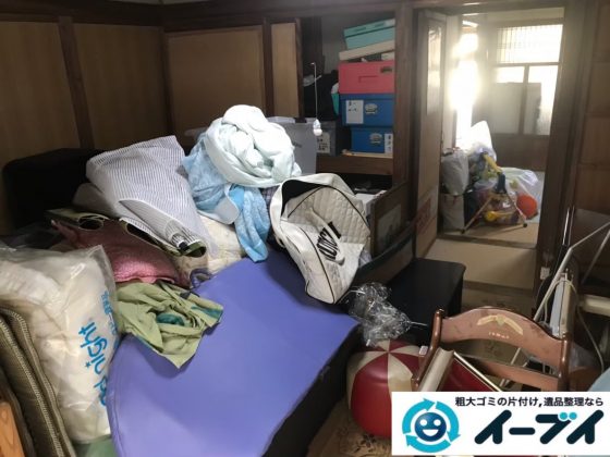 2020年2月28日大阪府四条畷市でゴミ屋敷化した汚部屋の片付け作業。写真3