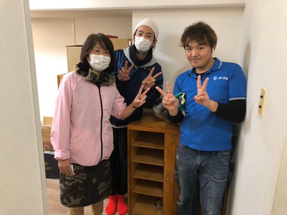 2020年3月3日兵庫県尼崎市南武庫之荘でお引っ越しのご依頼をイーブイに頂きました。写真1