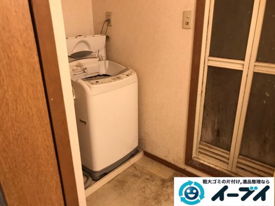 2020年3月10日大阪府大阪市中央区でエアコンや洗濯機の家電の不用品回収。写真3