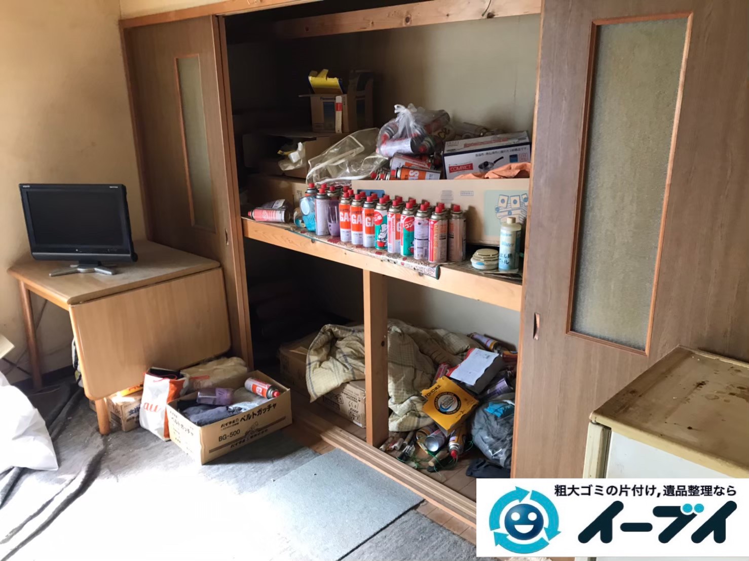 2020年４月１４日大阪府大阪市天王寺区で退去に伴い、押し入れやお部屋の不用品回収。写真3