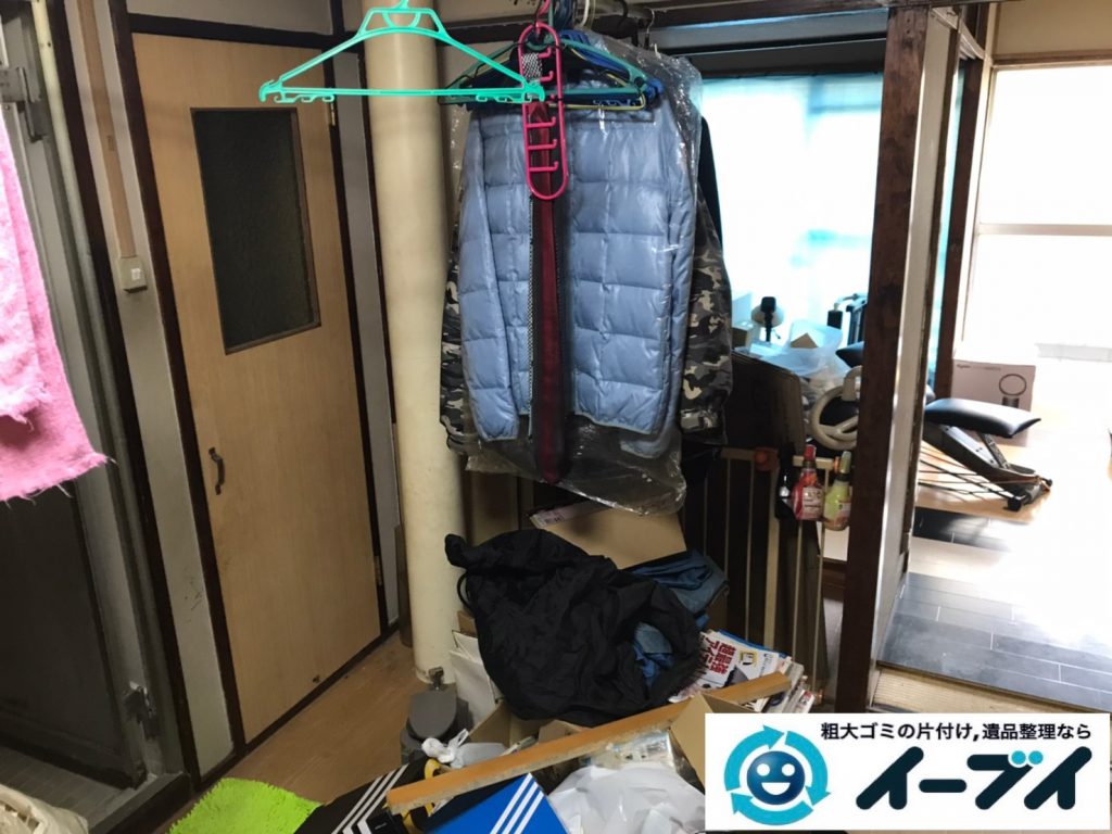 2020年４月２４大阪府堺市北区でゴミ屋敷化した汚部屋の片付け作業です。写真4