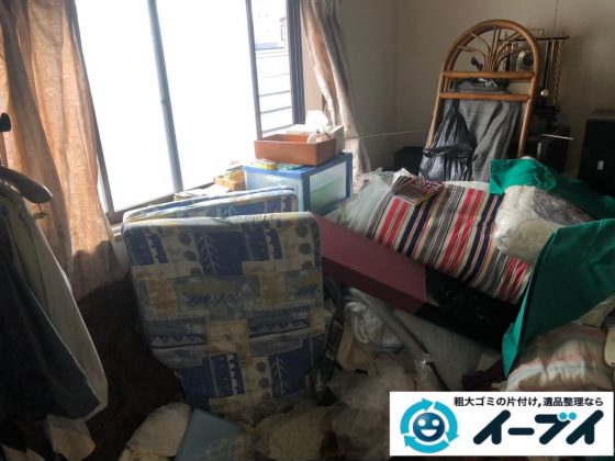 2020年7月1日大阪府豊中市でリビングの一室の不用品回収をさせていただきました。写真1