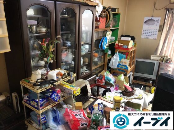 2020年7月2日大阪府豊中市でリビングの一室の不用品回収をさせていただきました。写真1