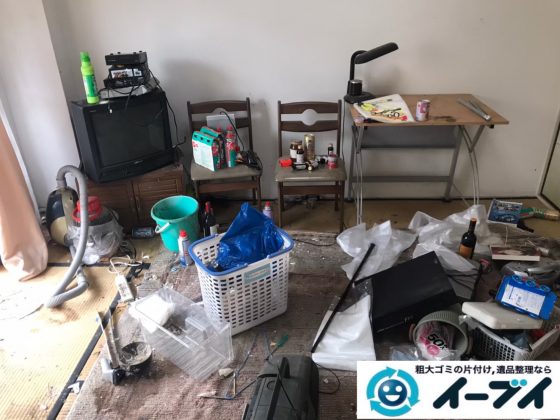 2020年7月16日大阪府四条畷市で引越しに伴い、不要な引越しゴミを不用品回収させていただきました。写真3