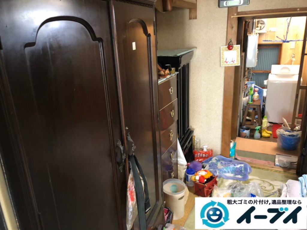 2020年8月13日大阪府大阪市城東区で長年住んだお家の、家財道具を一式処分させていただきました。写真3