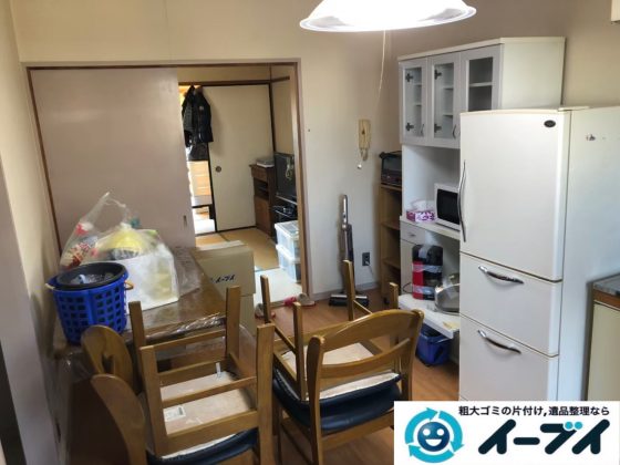 2020年8月24日大阪府大阪市旭区で引越しに伴い、不要になった引越しゴミの不用品回収をさせていただきました。写真1